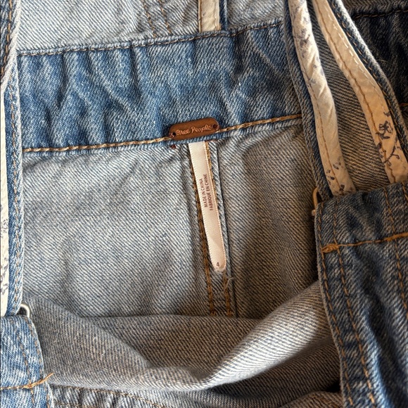 Free People denim overall dress - Picture 2 of 5